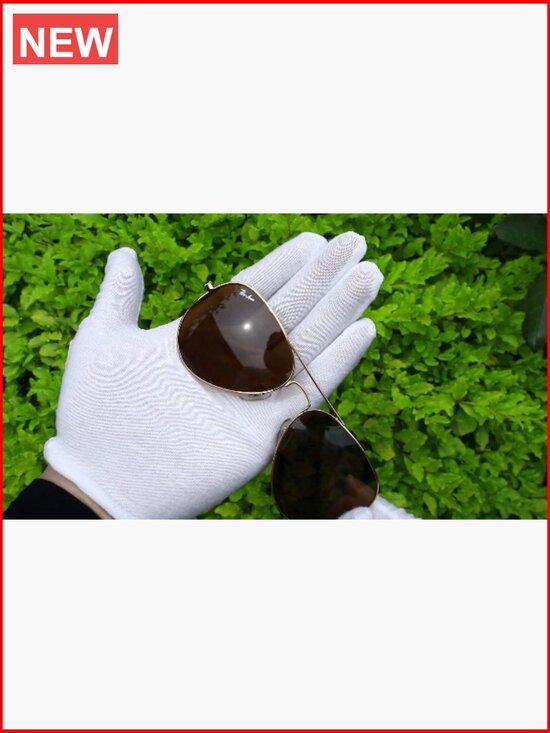 Classic Aviator Sunglasses with Metal Frame and UV Protection main image 6